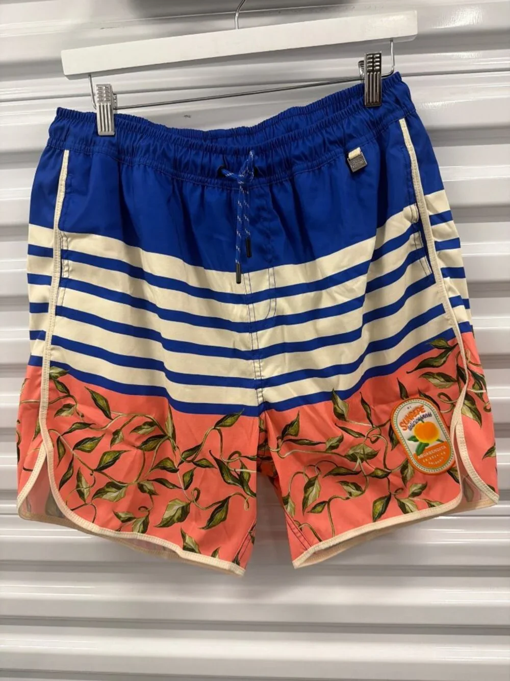 Agua Bendita Liam Seed Swim Trunks Mens Size 38